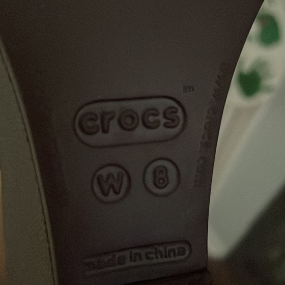 CROCS Farrah wedges Size W8 Espresso - Picture 8 of 11